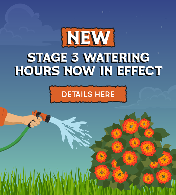 New Stage 3 Watering Hours Now in Effect