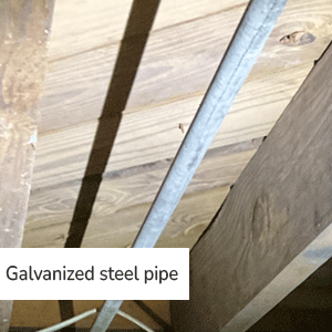 Galvanized steel pipe